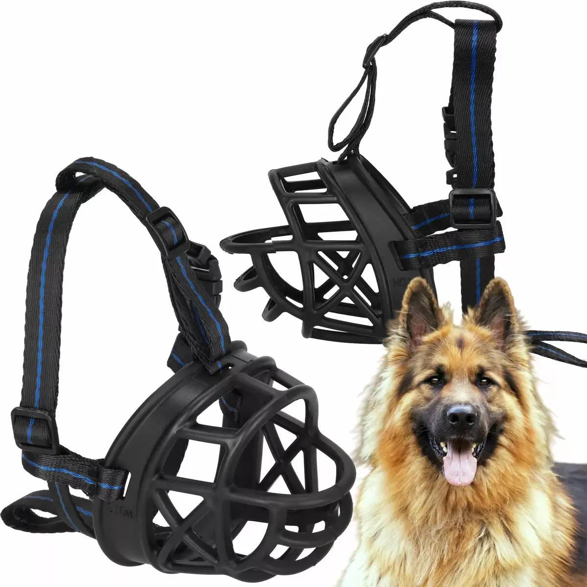 Dog muzzle Springos PA0269 size L Photo 5