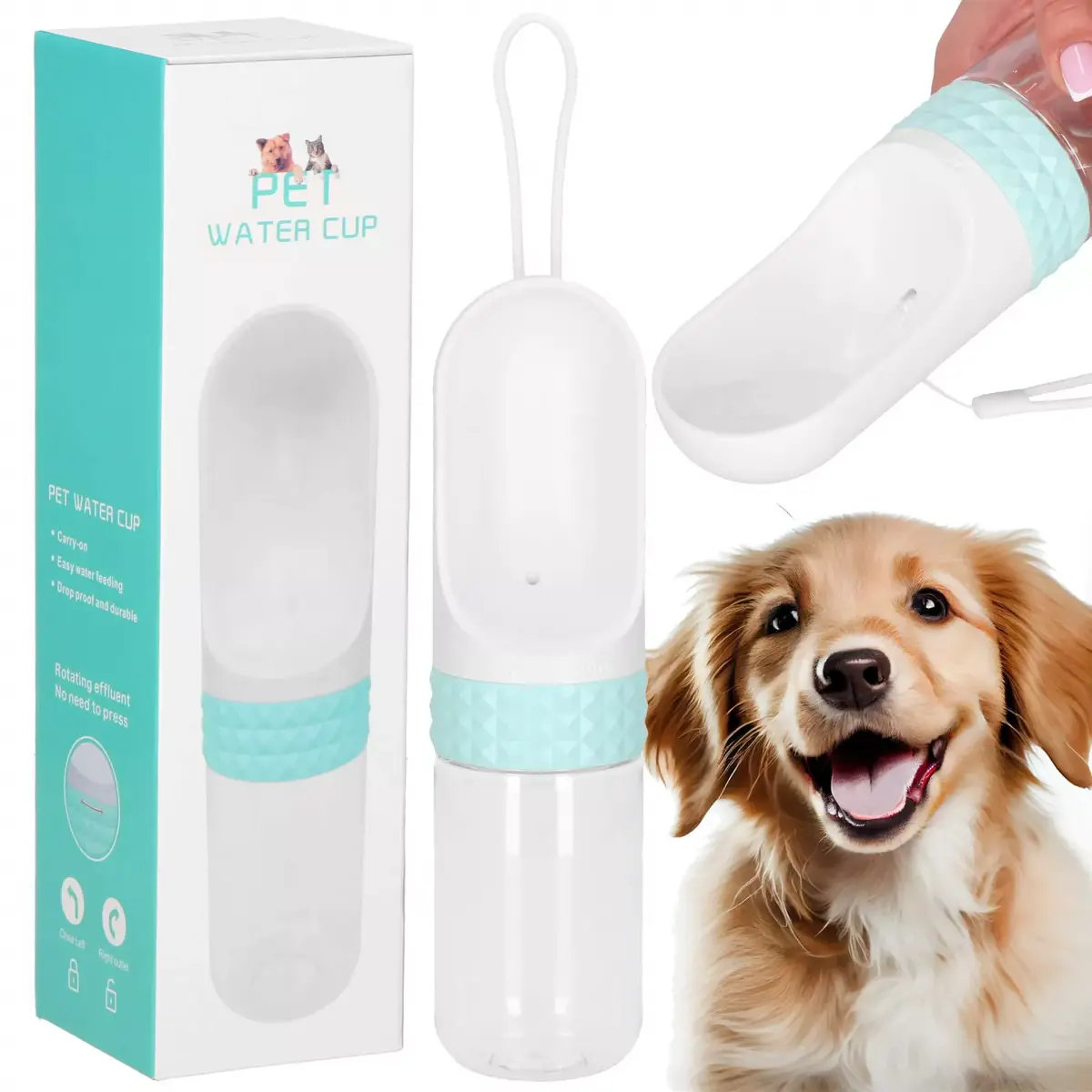 Dog travel bottle Springos PA0298 350 ml Photo 4