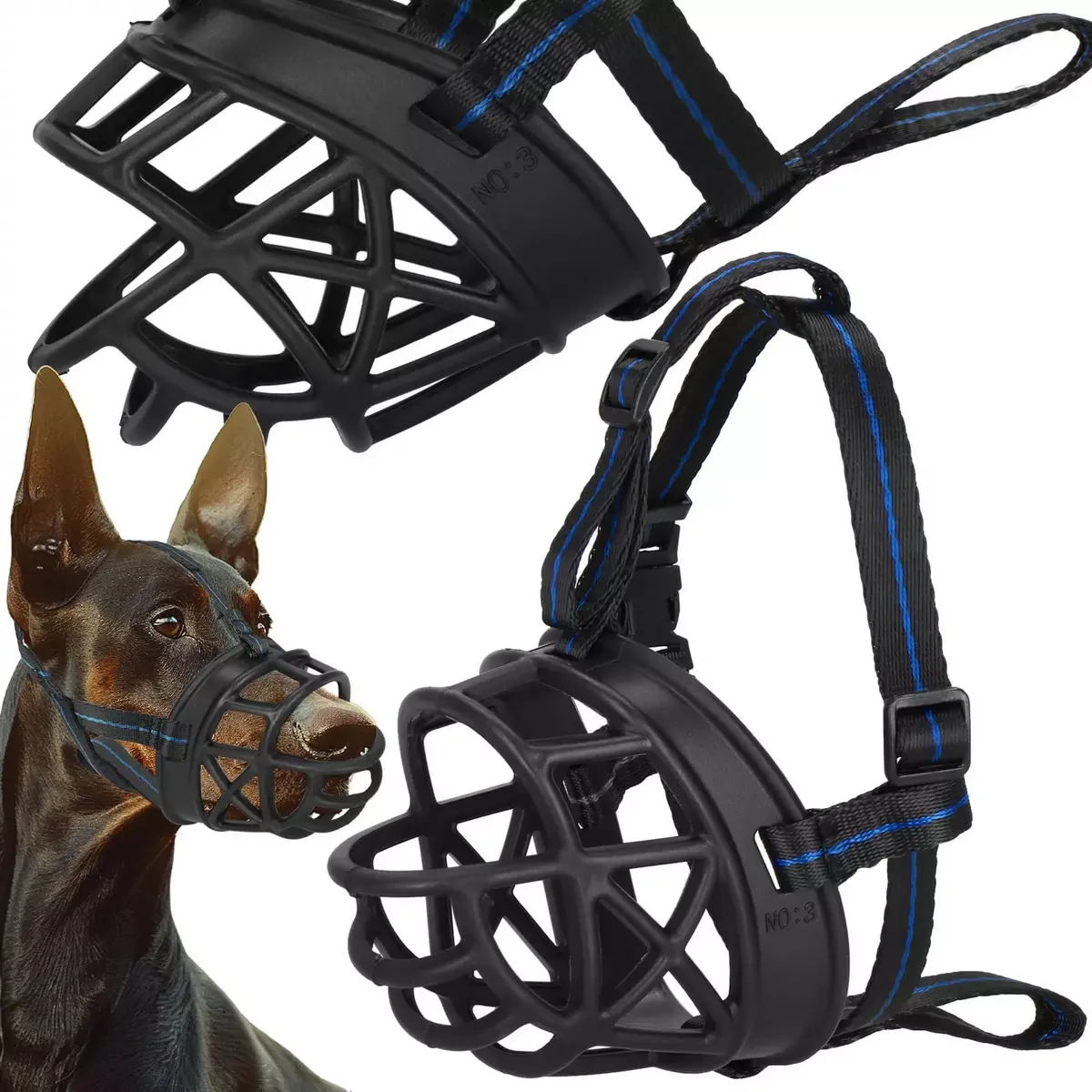 Dog muzzle Springos PA0270 XL Photo 4