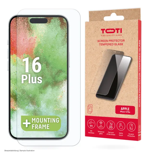 Rūdīts stikls TOTI iPhone 16 Plus