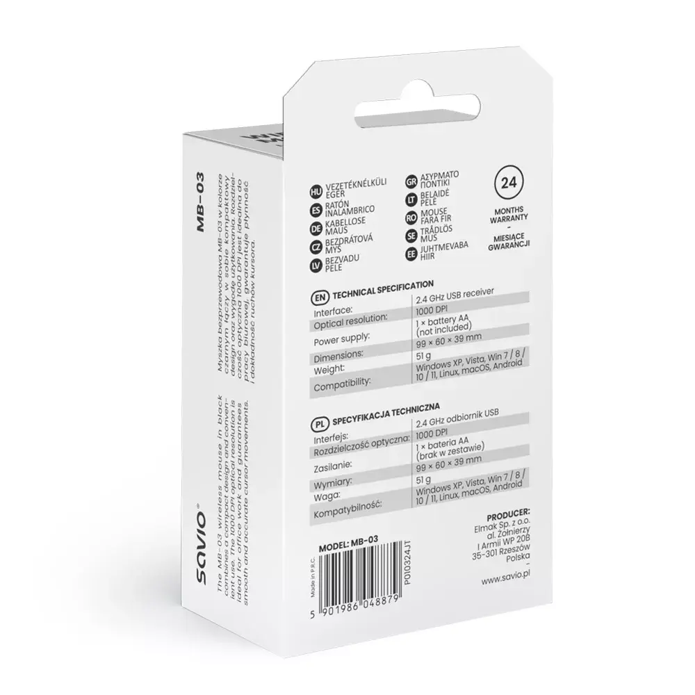SAVIO MB-03 беспроводная Bluetooth мышь Photo 5