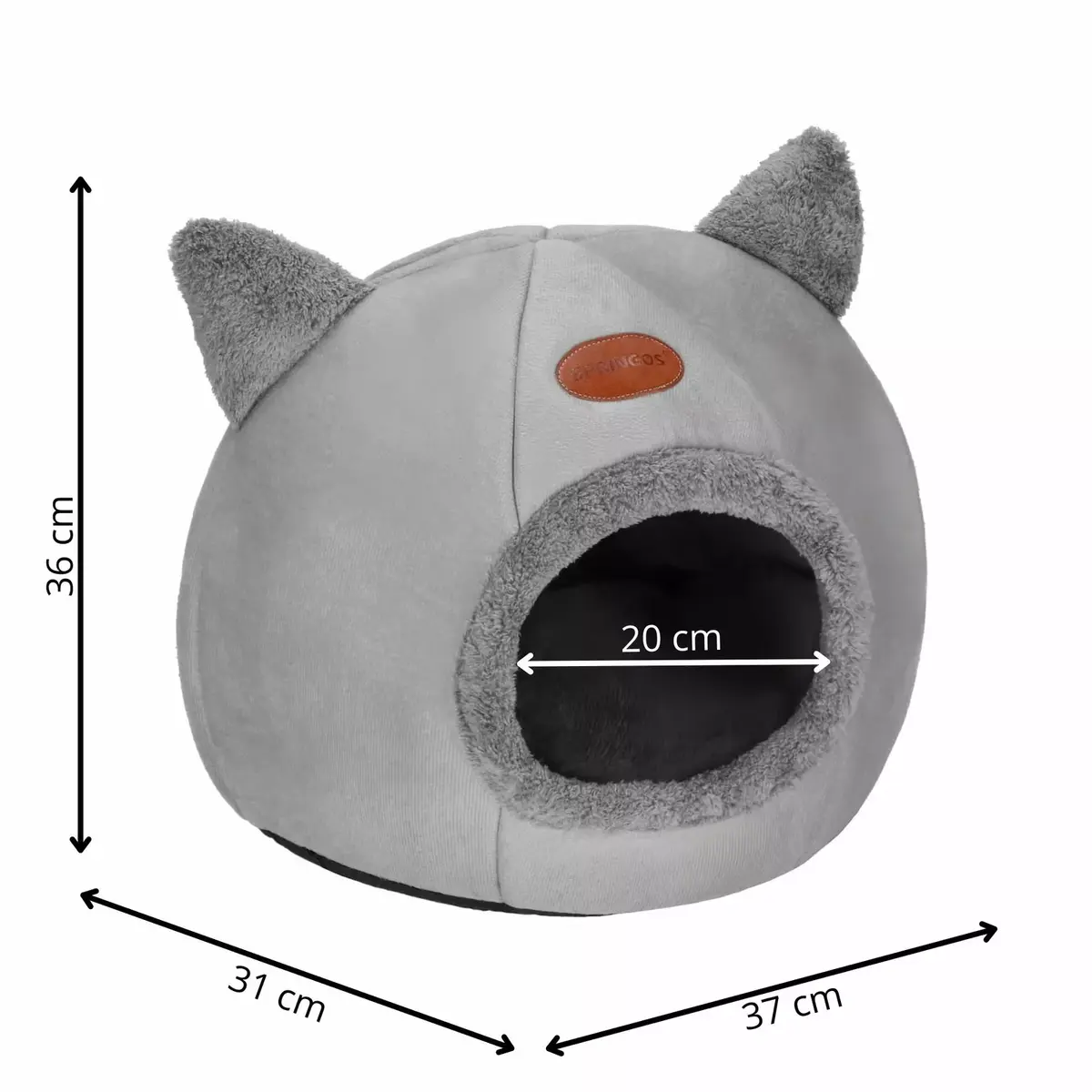 Cat house Springos PA0239 — 37×31×36 cm Photo 10