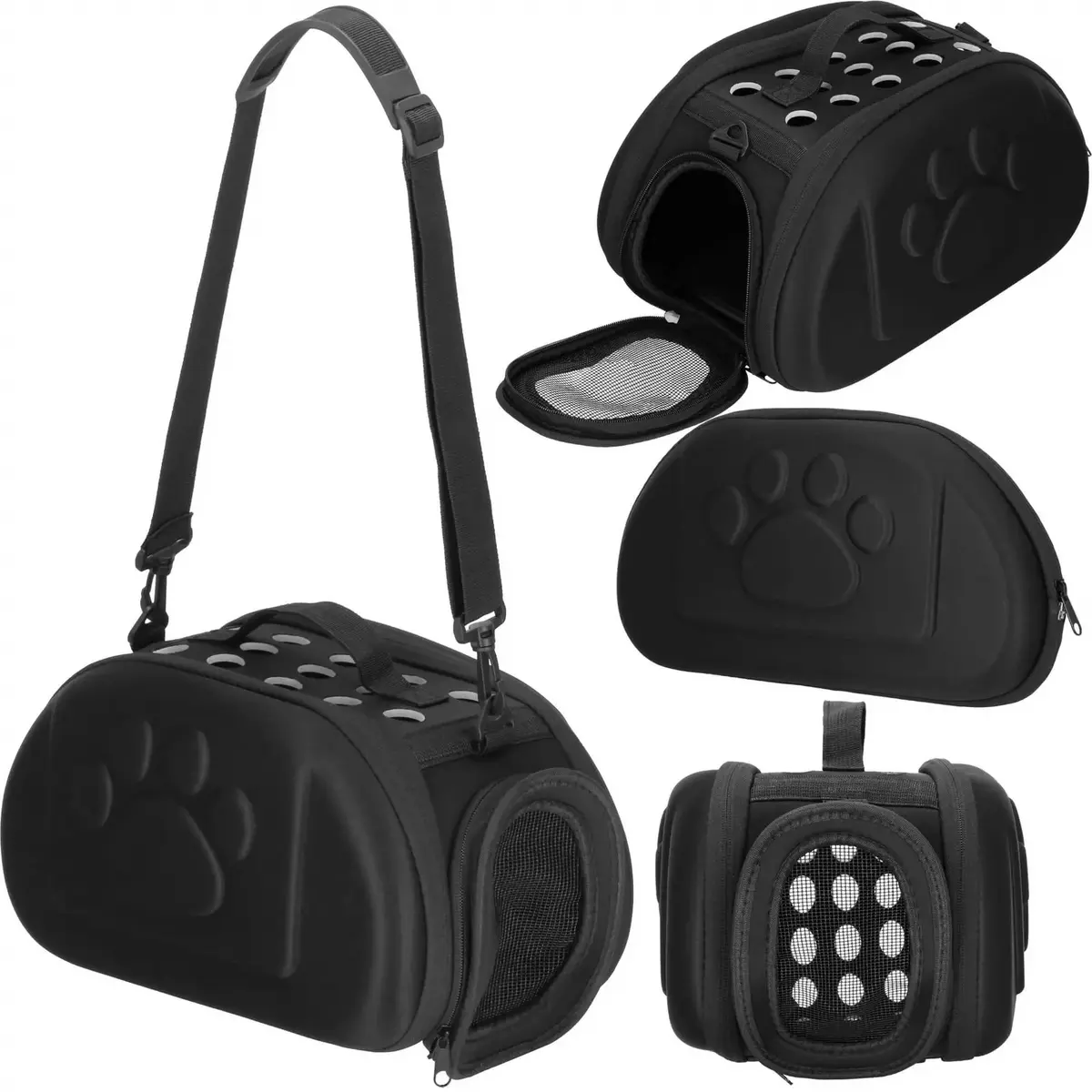 Pet transport bag Springos PA0246 — 20×35×20 cm Photo 3