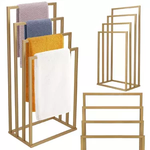 Towel holder Springos HG0071, dimensions 94×45×29 cm, wall-mounted bathroom accessory