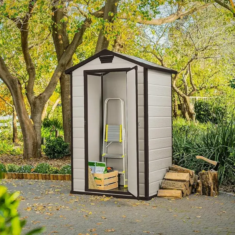 Keter Manor 4x3 plastic garden shed Photo 2
