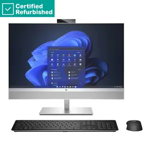 All-in-One PC HP RENEW Elite 870 G9 AIO — Intel i7-13700, 32GB RAM, 1TB SSD, 27" QHD Touch AG, GeForce RTX 3050 Ti 4GB, Height Adjustable, Windows 11 Pro