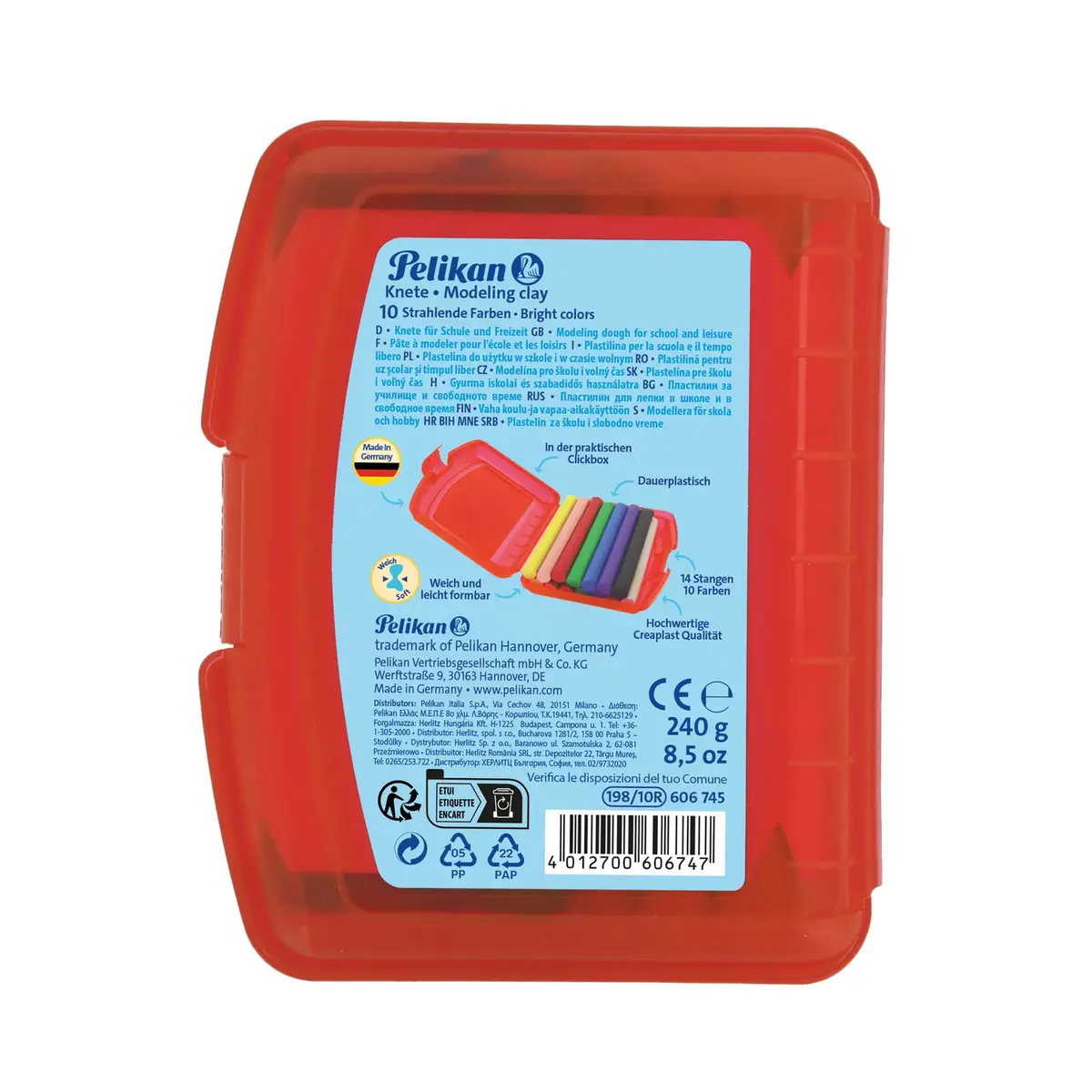 Modelēšanas māls Pelikan Creaplast 240 g Photo 2