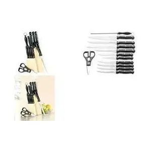 Kitchen knife set Esmeyer Orion 12-piece — stainless steel blades, full set for cutting and prep