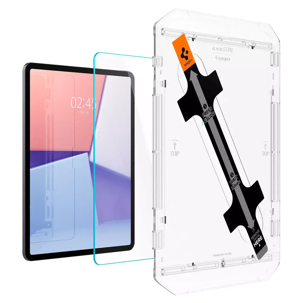Защитное стекло Spigen GLAS.tR EZ Fit iPad Air 13 2024 Photo 3