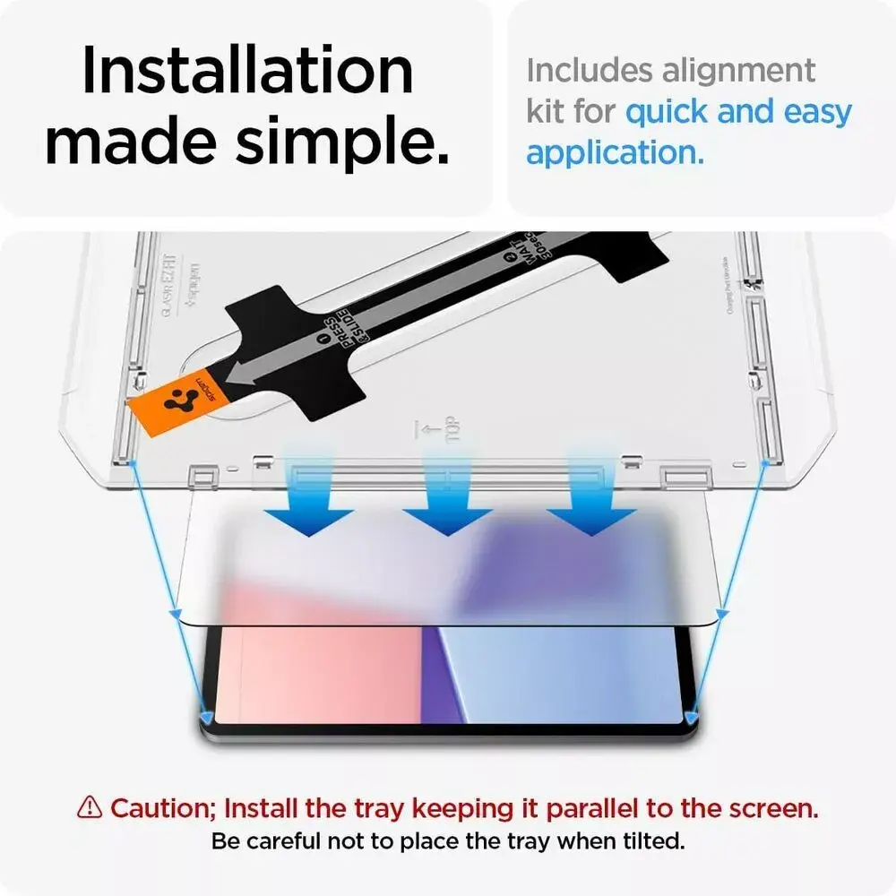 Защитное стекло Spigen GLAS.tR EZ Fit iPad Air 13 2024 Photo 7