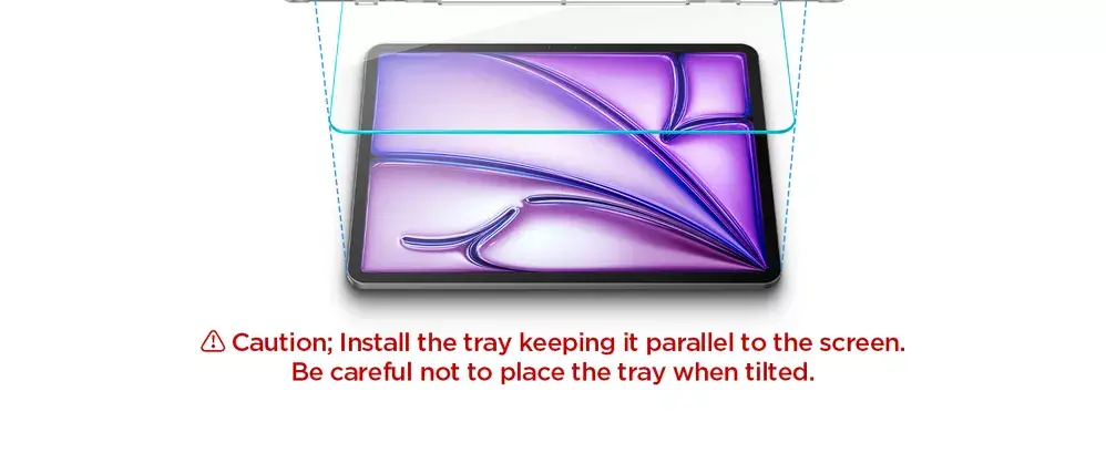 Защитное стекло Spigen GLAS.tR EZ Fit iPad Air 13 2024 Photo 11
