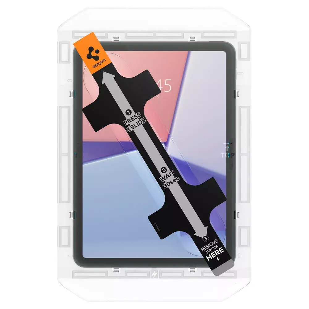 Spigen GLAS.tR EZ Fit iPad Air 11 (2024) защитное стекло Photo 2