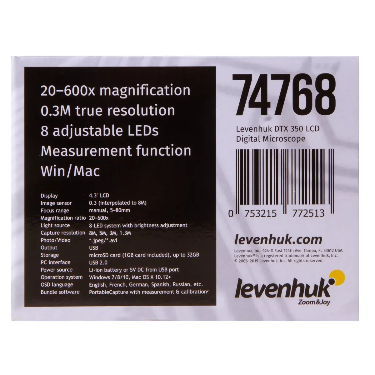 Цифровой микроскоп Levenhuk DTX 350 LCD Photo 6