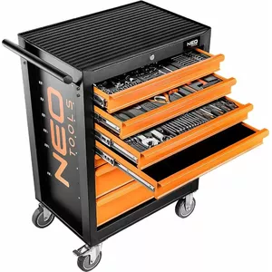 Workshop Cabinet with 7 Drawers and 176 Tools, NEO tools