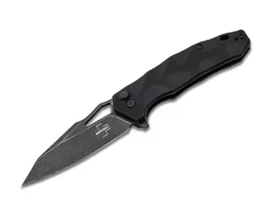 Folding Knife BOKER PLUS Kirke Black Nitro-V — Stainless Steel Blade, One-Hand Opening, Pocket Carry