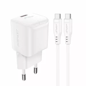 USB-C Mini PD Charger Acefast A77 30W GaN – Compact 1‑port PD fast charger
