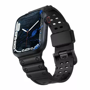 Hurtel siksniņa Strap Triple Protection priekš Apple Watch 42/44/45/49 mm, caurspīdīga