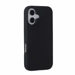 Защитный силиконовый чехол Evelatus для Apple iPhone 16 — черный