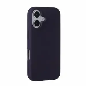 Aizsargapvalks silikona soft-touch Evelatus priekš Apple iPhone 16 — Deep Purple