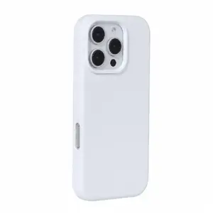 Aizsargapvalks soft-touch silikona Evelatus priekš Apple iPhone 16 Pro Max — balts
