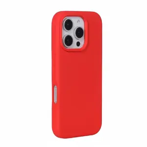 Силиконовый чехол Evelatus для iPhone 16 Pro Max — Soft Touch, красный