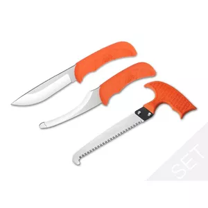 Hunting kit Outdoor Edge Jager Guide blister — compact field knife set with sheath and accessories