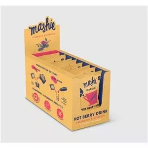 Carbonated Drink Mashie Raspberry Blueberry 4 x 40 ml – Mashie fruit-flavored carbonated concentrate pack