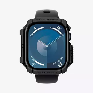 Case Spigen Rugged Armor ACS08585 Black TPU Smartwatch
