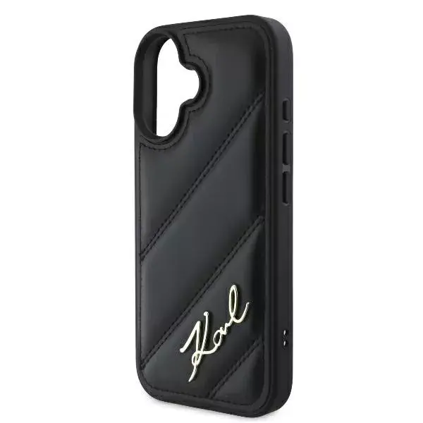 Hardcase Karl Lagerfeld для iPhone 16 Quilted Signature Black Photo 4