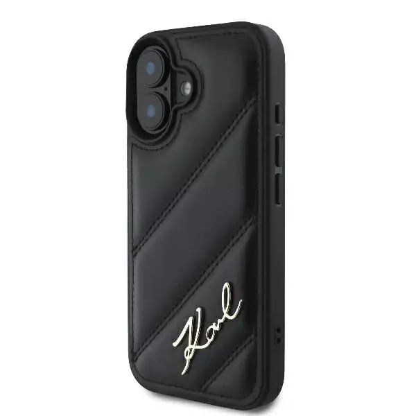 Hardcase Karl Lagerfeld для iPhone 16 Quilted Signature Black Photo 7