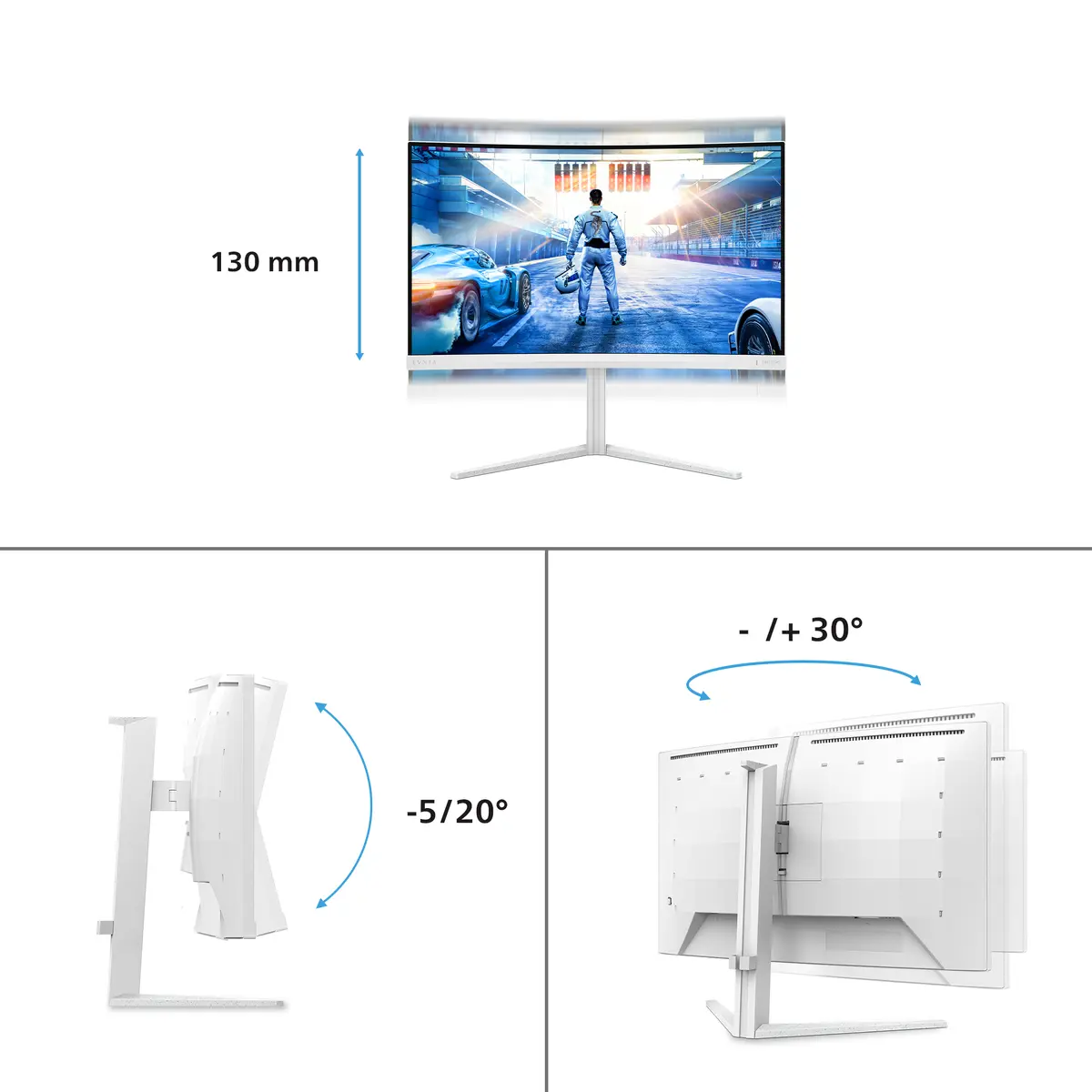 Игровой монитор Philips Evnia 27M2C5501/00 Photo 3
