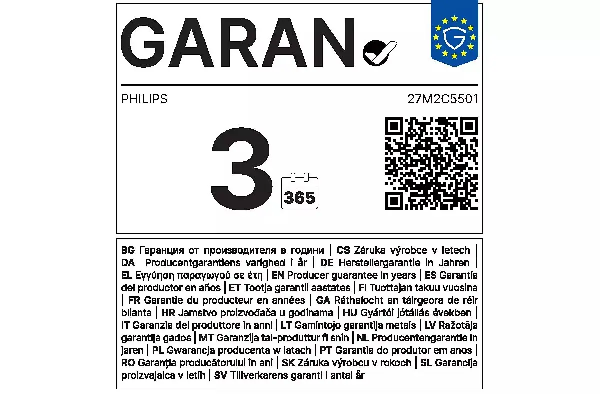 Игровой монитор Philips Evnia 27M2C5501/00 Photo 41