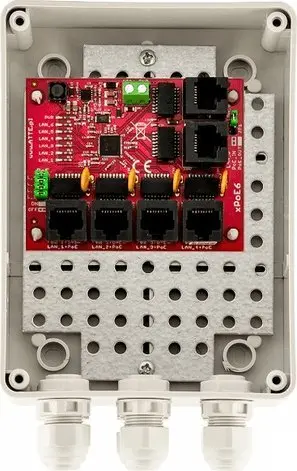 PoE slēdzis ATTE xPoE-6-11-S2 — 6 porti 802.3af/at Photo 3