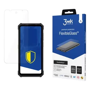 3MK FlexibleGlass Clear screen protector Ulefone Armor 24 Anti-bacterial Impact resistant Scratch resistant Shatterproof