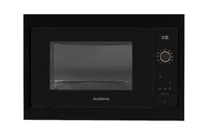 Built-in microwave De Dietrich DME4310H, 900 W, 30 L, turntable Ø30 cm, 5 power levels, 11 presets