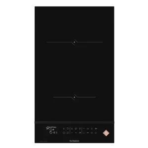 Induction hob De Dietrich DPI4220H — 2-zone, touch control, 30 cm, front 16 cm/2400 W, rear 23 cm/3700 W