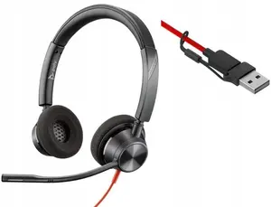 Headset POLY Blackwire 3320 Stereo USB-C Wired Office Call Center