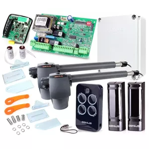 Gate automation kit Genius G-Bat 300 for 6 m double-leaf gates