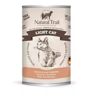 Влажный корм для кошек Natural Trail Cat Light — курица и креветки, 400 г