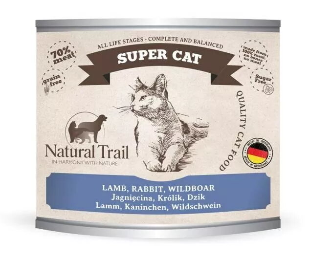 Mitrās kaķu barība Natural Trail Super