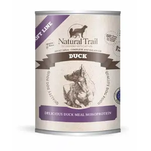 Влажный корм для собак Natural Trail Duck Soft Line 800 г — полноценный рациoн с уткой