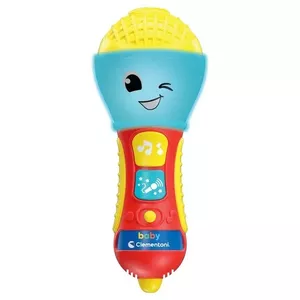 Toy microphone Clementoni Baby 17925 — multicolour, for ages 0.8–3 years, AAA battery