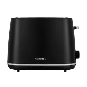 Toaster Concept TE2075 black — 2-slice pop-up toaster, compact design