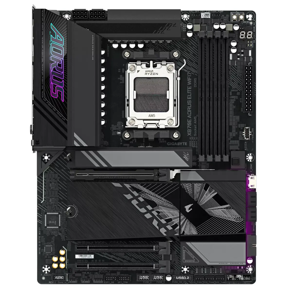 GIGABYTE X870E AORUS ELITE WIFI7 ATX материнская плата Photo 2