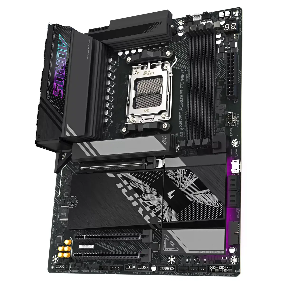 GIGABYTE X870E AORUS ELITE WIFI7 ATX материнская плата Photo 4