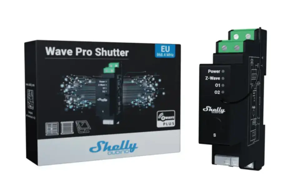 Shelly Wave Pro Shutter — vadība žalūzijām Photo 2