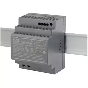 DIN rail power supply Mean Well HDR-100 100W 24V — 100 W, 24 V output