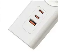 Viking YC53 pagarinātājs — 5 kontaktligzdas, 3 USB Photo 3