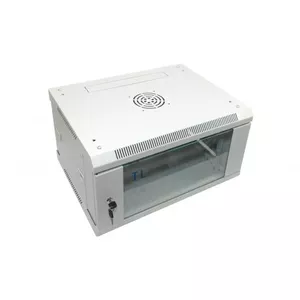 4U 19" wall-mount rack ProBase W4-60x60-GR-FF 600×600×235 mm, grey