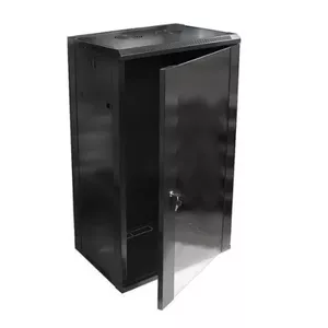 Wall-mount 22U 19" rack ProBase W22-60x45-BL-FF 600x450mm Black
